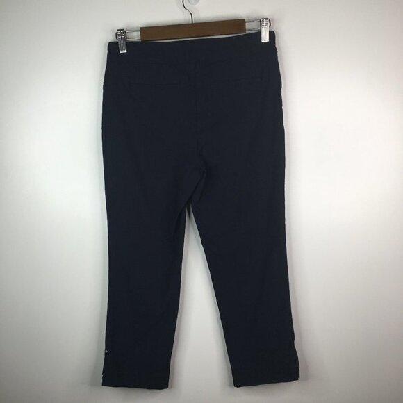 Hillary Radley Navy Blue Capris S - Picture 5 of 7